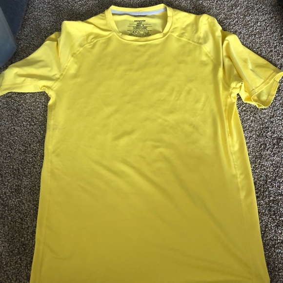 Patagonia Other - Patagonia yellow mens tshirt
